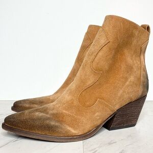 Golo Lasso Brown Western Bootie 8 1/2